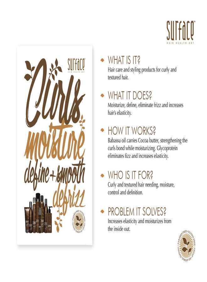 SURFACE Hair - Curls Moisturizing Shampoo – Defines, Adds Shine, and Provides Frizz Free Style Longevity -2 fl oz - Image 4